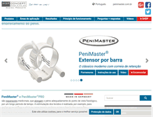 Tablet Screenshot of penimaster.com.br