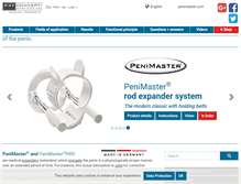 Tablet Screenshot of penimaster.com