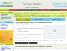Tablet Screenshot of penimaster.kz